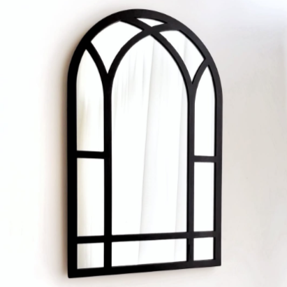 Miroir Décoratif Premium - Design Plexiglass Noir Exclusif